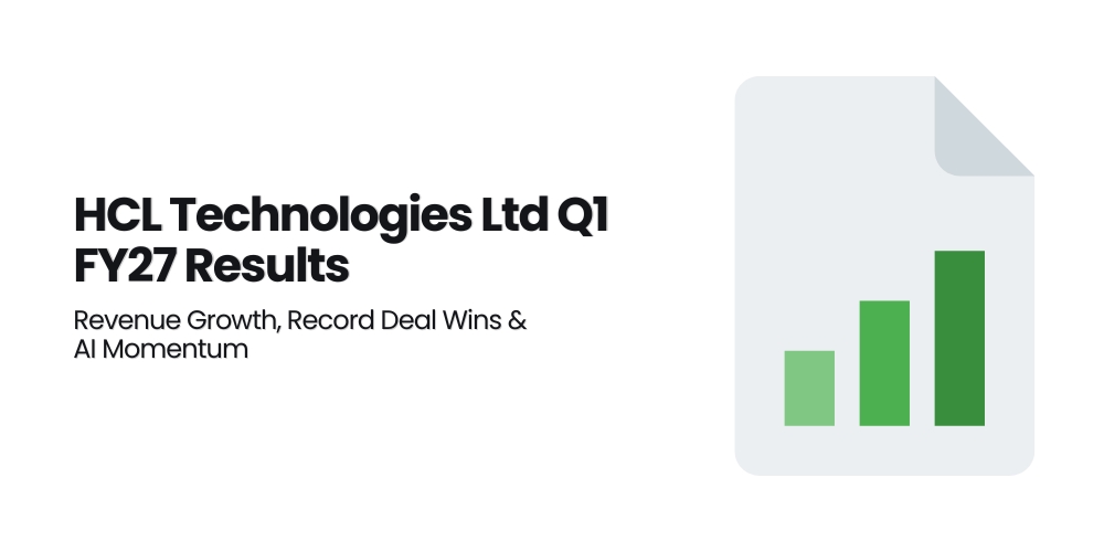 HCL Technologies Ltd Q1 FY27 Results